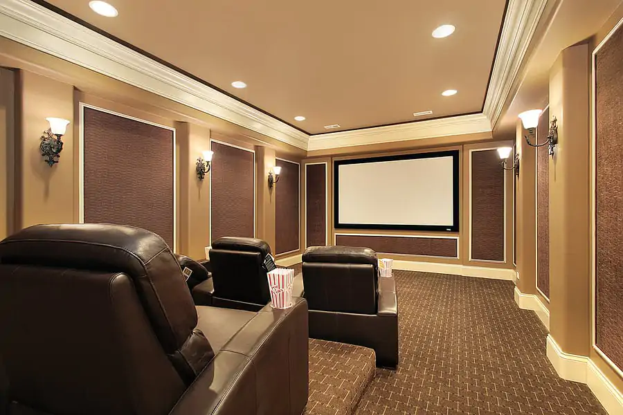 South Shore Basement Finishing - Home Theater