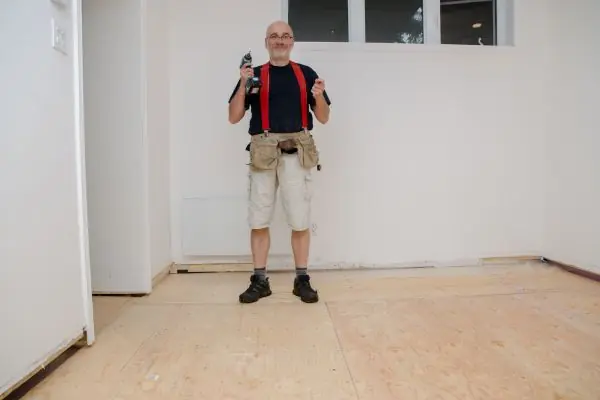 basement contractor building flooring