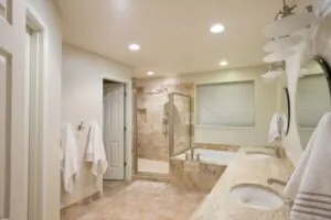 bathroom basement design in Quincy MA